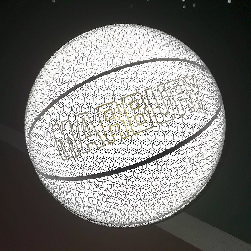 BowLift | Cool Luminous Basketball, with Standard Size, Soft Leather and Moderate Bounce