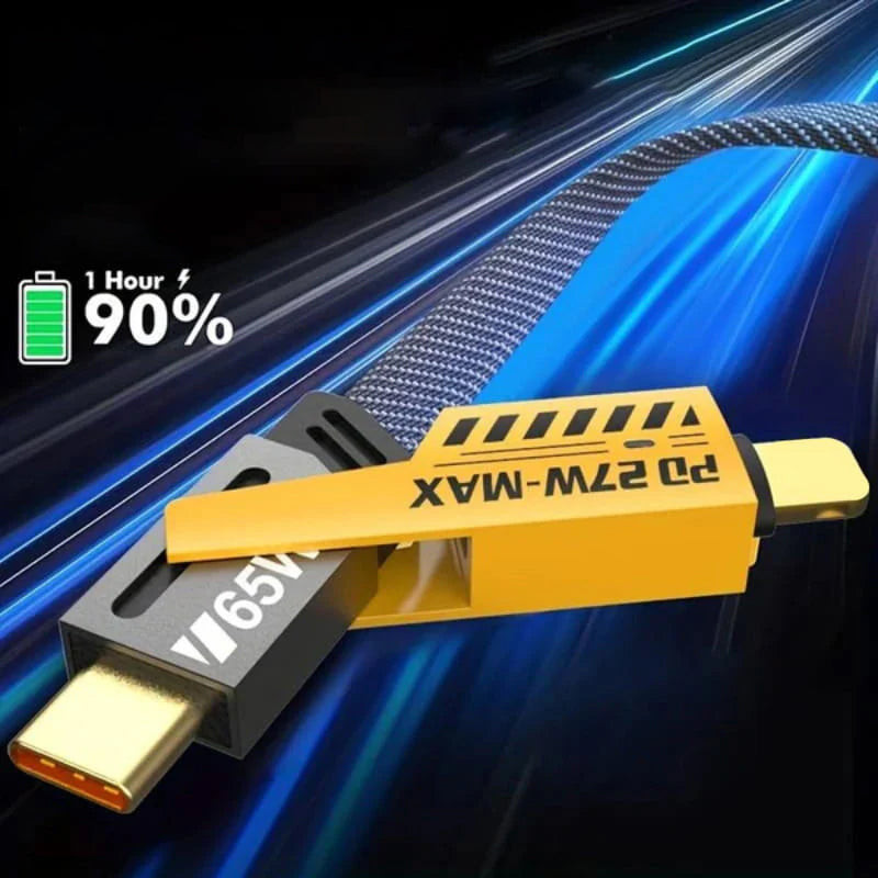 BowLift | 4 in 1 PD 65W Fast Charging Cable