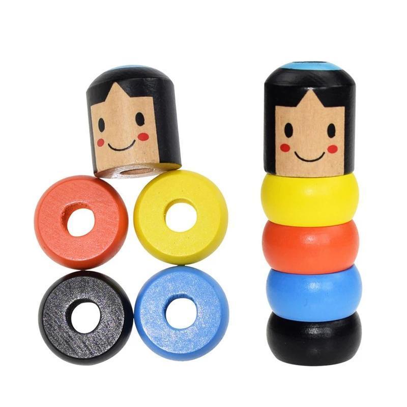 BowLift | Unbreakable Wooden Man Magic Toy