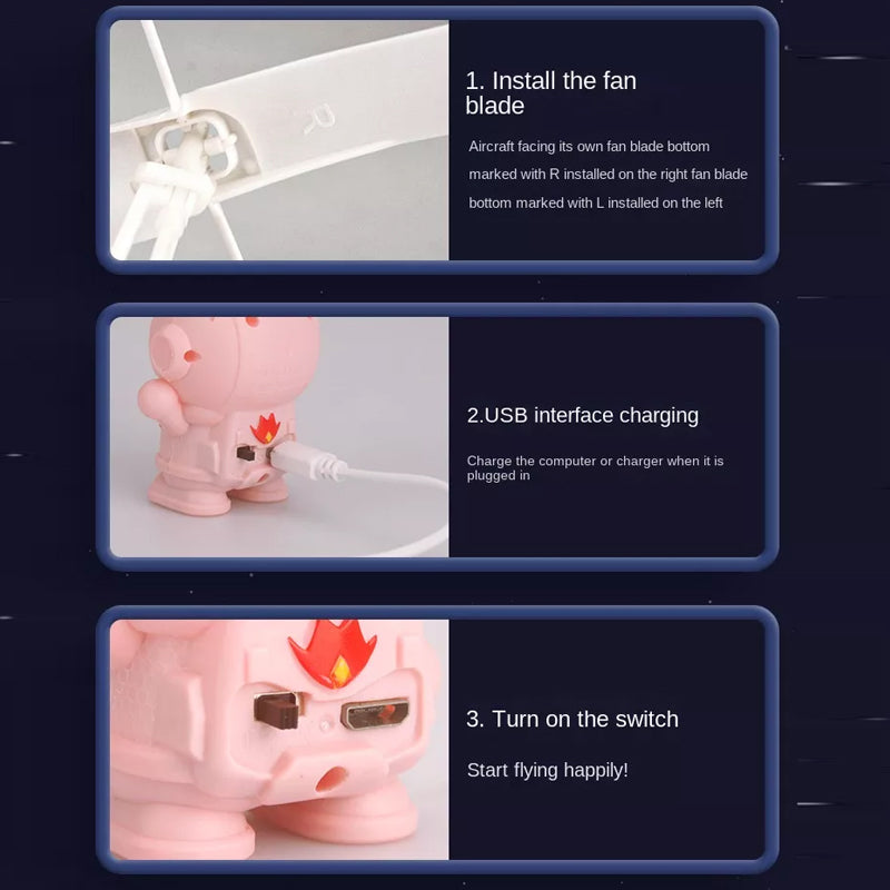 BowLift | Gesture-sensing Gyroscope Astronaut Toy