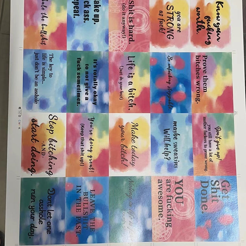 BowLift | Funny Motivation Card Gift (Set of 20 pieces)