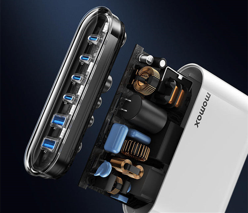 BowLift | 120W GaN Type-C Multi-Port Charger (US Standard)