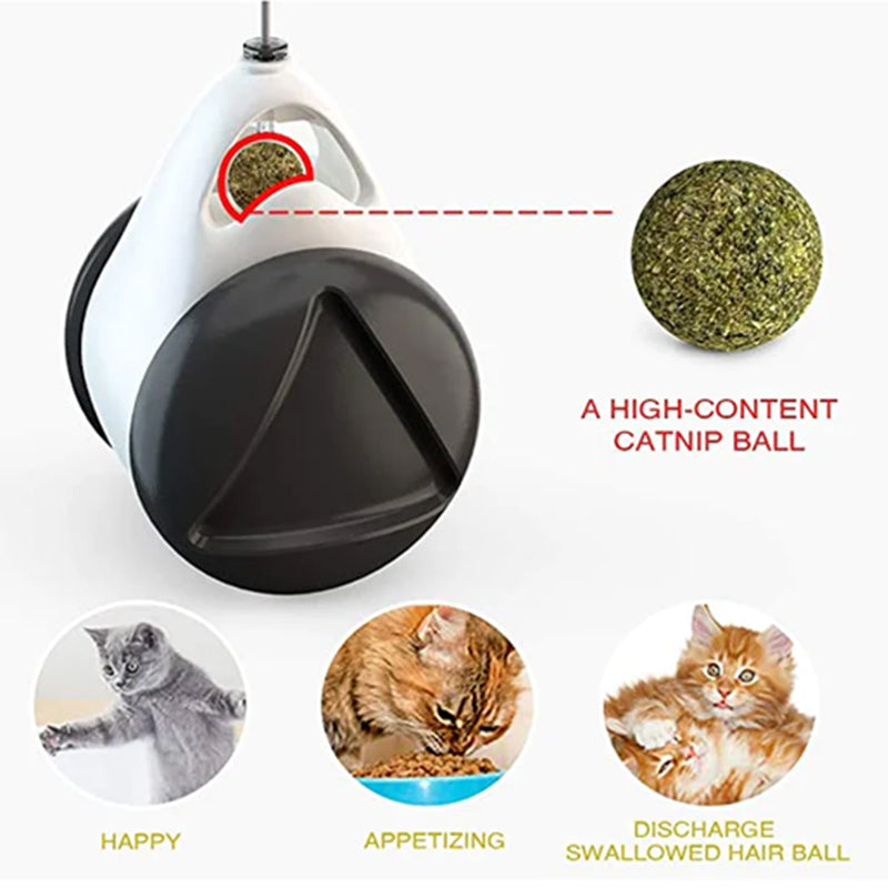 BowLift | Swing Cat Toy With Wheels