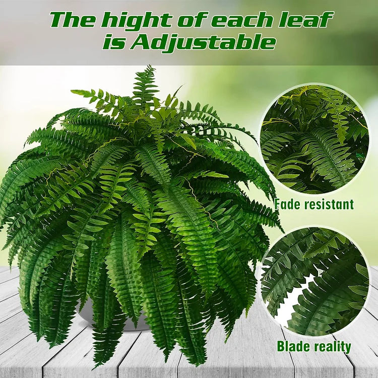 BowLift | UV-resistant, lifelike artificial Boston fern