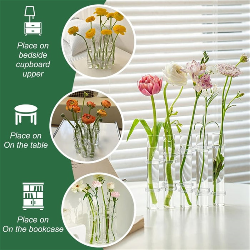 BowLift | Hinged Flower Vase(6 pcs/8 pcs)