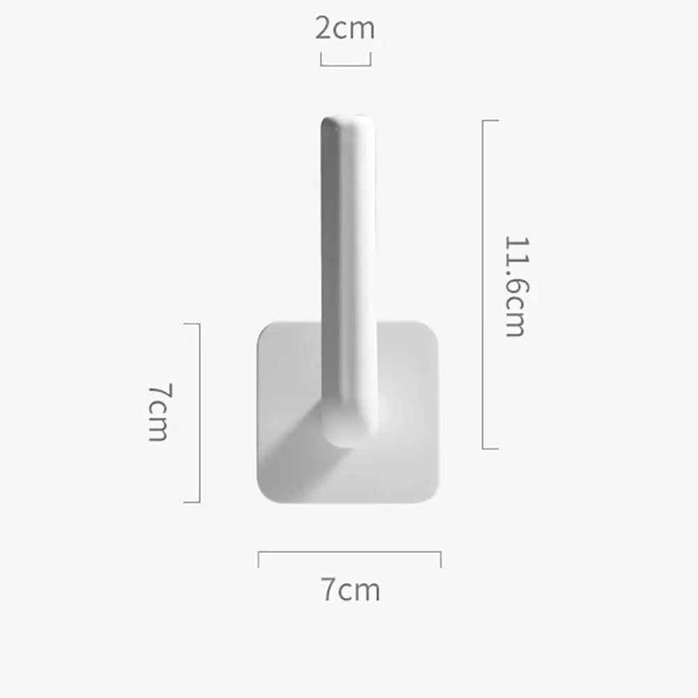 BowLift | 4-piece Self-Adhesive Wall Hooks – sturdy Plastic Hooks for Kitchen, Bathroom & more