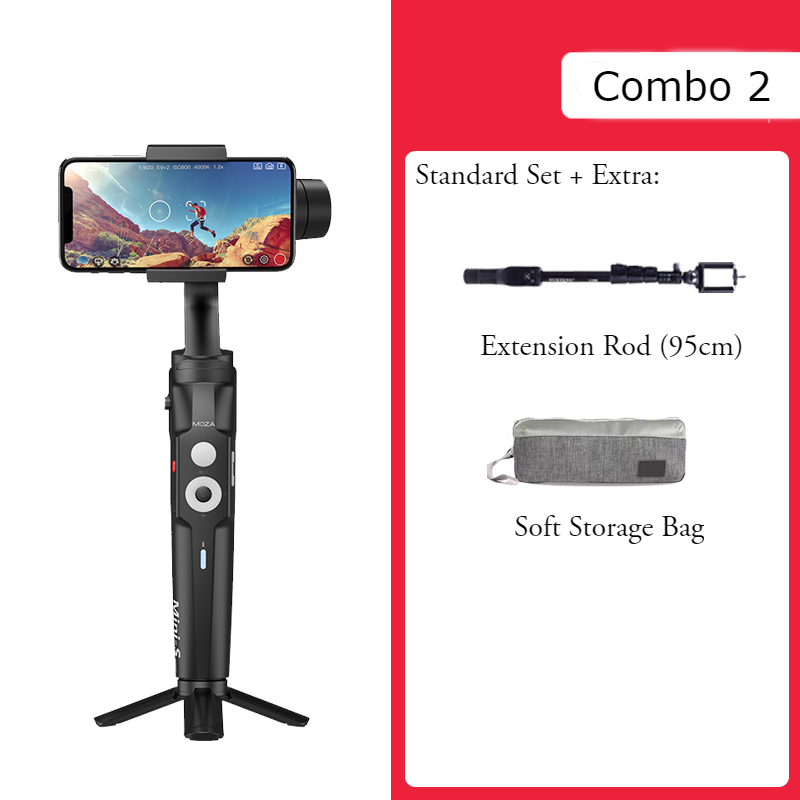 BowLift | Mini Anti-shake Selfie Stick with Folding Storage, Three-axis Stabilization System, Object Tracking, Time-lapse Photography, Suitable for Professional or Daily Photography