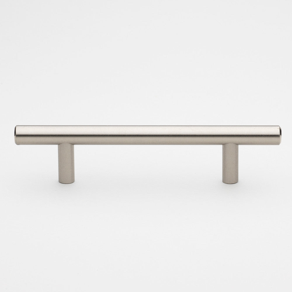 BowLift | Brushed Nickel Modern Stainless Steel Drawer Hardware T-Bar Handles
