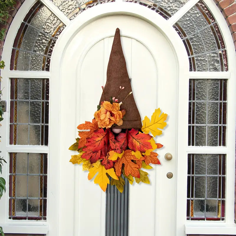 BowLift | Fall Maple Gnome Front Door Hanger