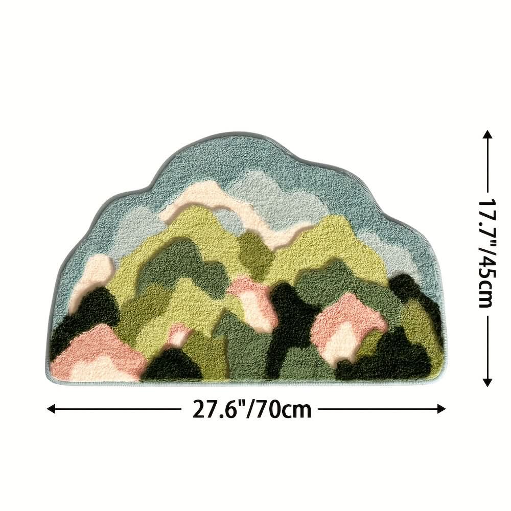 BowLift | FlorSoft - Extra absorbent bath mat with floral pattern