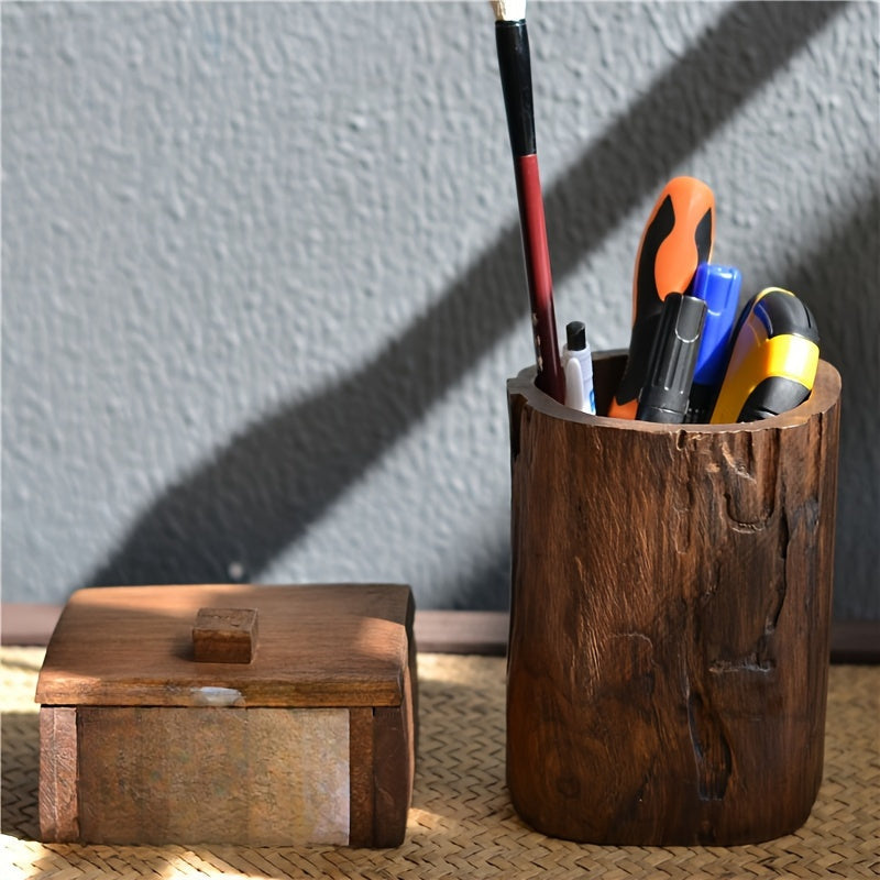 BowLift | Handmade Wooden Pen Holder – Unique and Natural Look