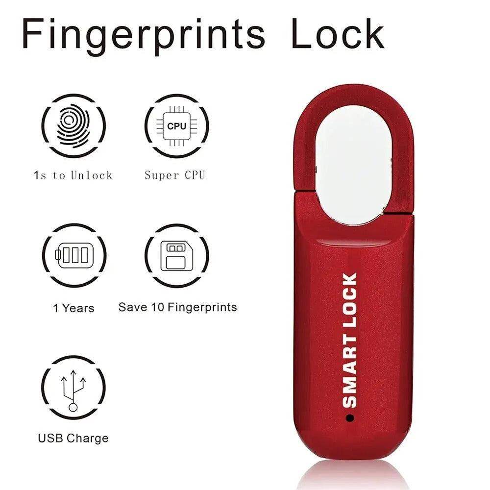 BowLift | FingerScan Lock – Smart Fingerprint Padlock without Keys or Codes