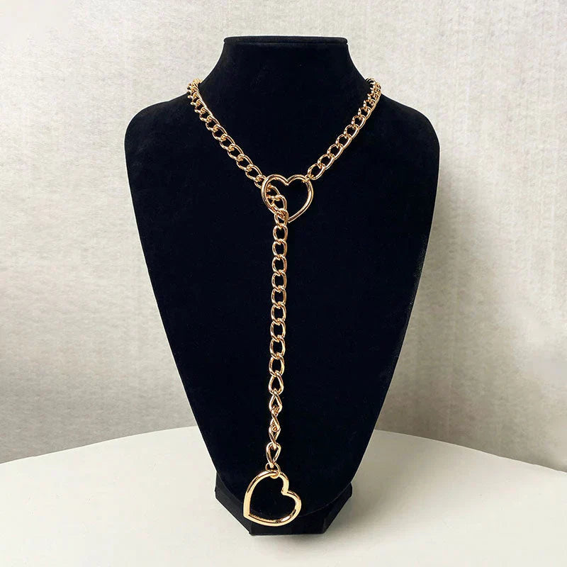 BowLift | Gothic Punk Heart Necklace
