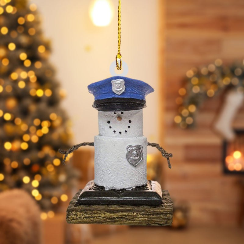 BowLift | Funny Snowman Christmas Tree Pendant