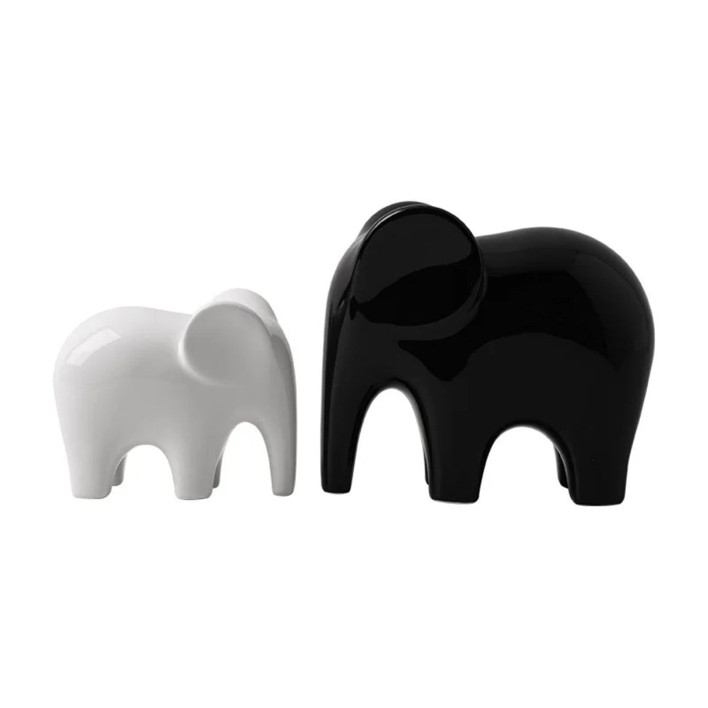 BowLift | Glossy Modern Elephant Figurine