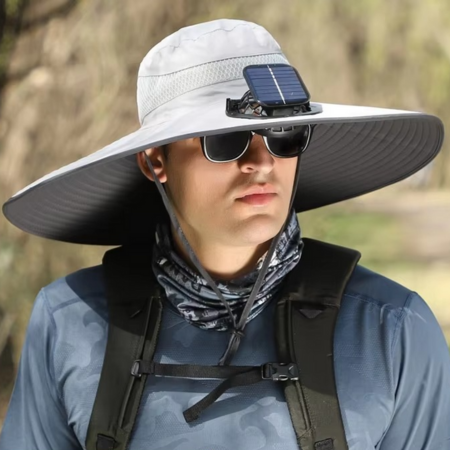 BowLift | Ultimate Outdoor Sun Hat with Rechargeable LED and Wide Brim