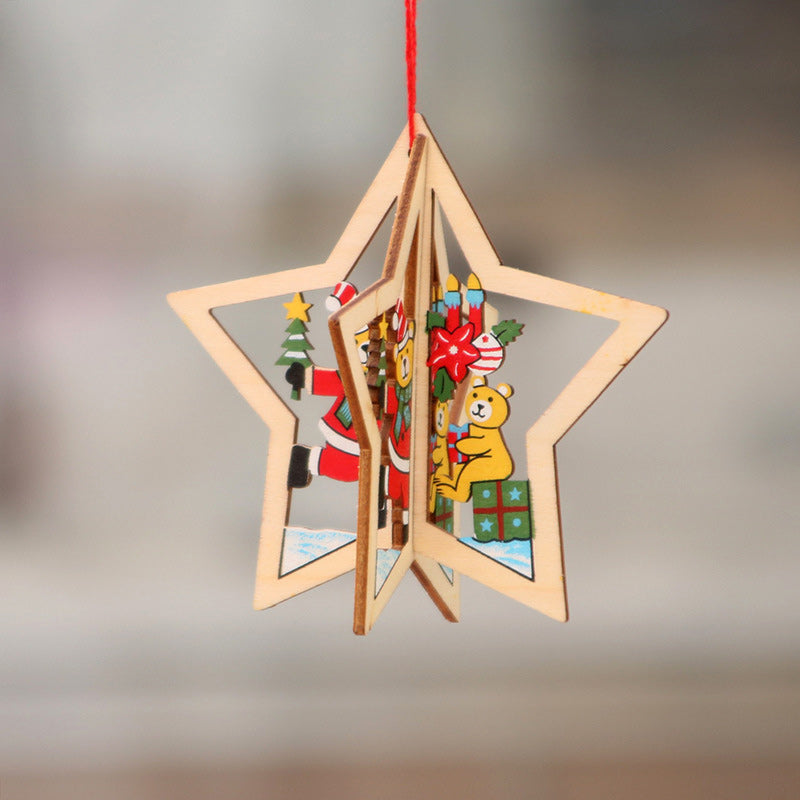 BowLift | Christmas Wooden Pendant