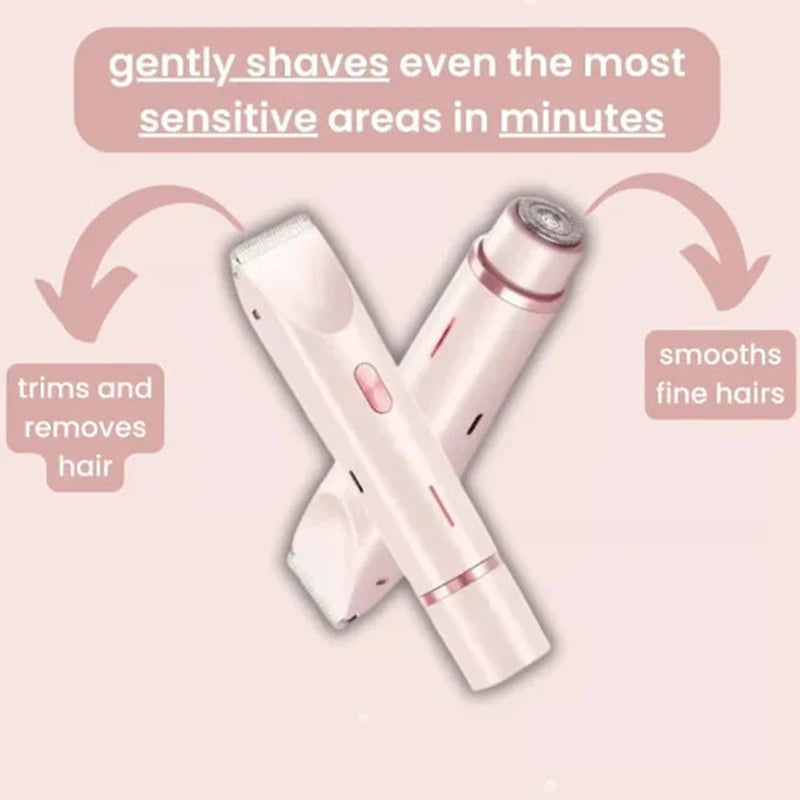 BowLift | Dual Head Electric Shaver for Women with Trimmer