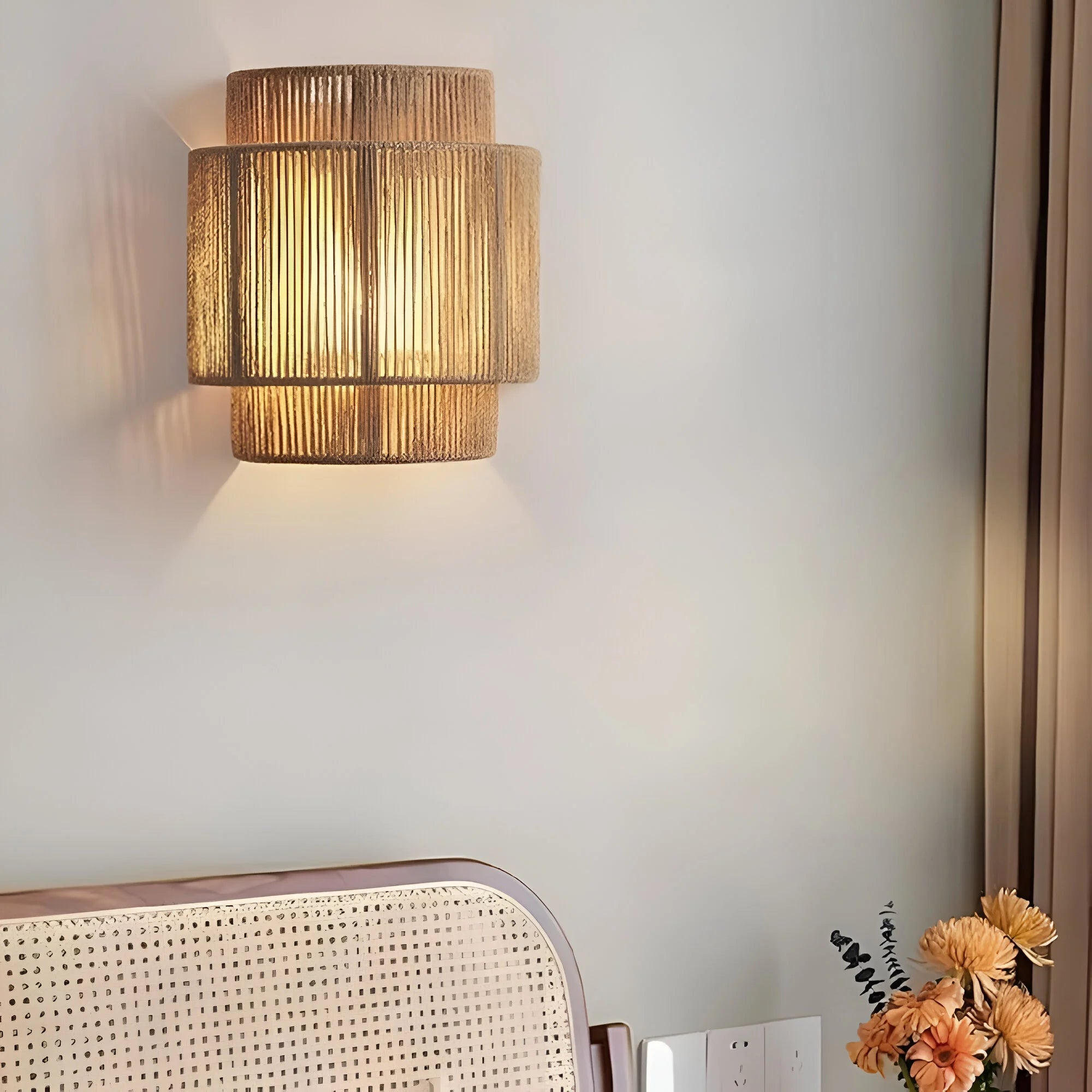 LumiRope – Natural Hemp Rope Wall Light