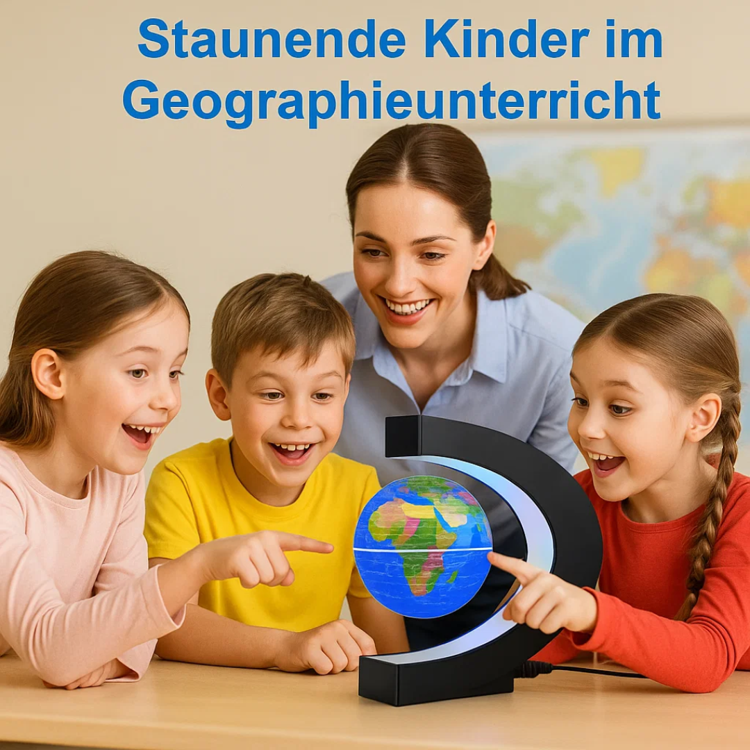 BowLift | AstroGlobe LED World Globe – Floating Globe Lamp with Magnetic Suspension