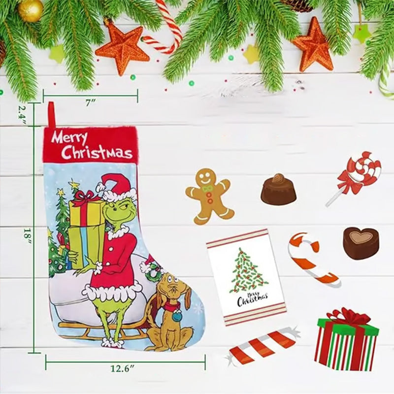 BowLift | Green Christmas Stockings Christmas Decorations