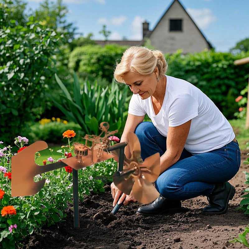 BowLift | Handmade Metal Drummer Windmill
