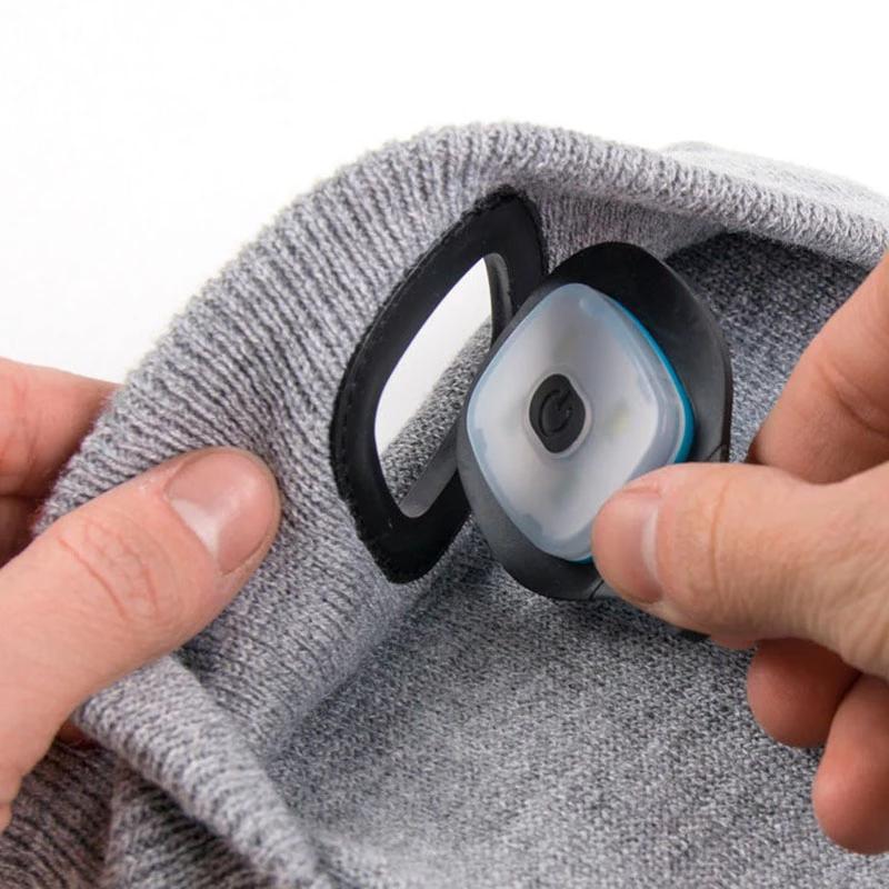 BowLift | Removable LED Headlamp Beanie Hat