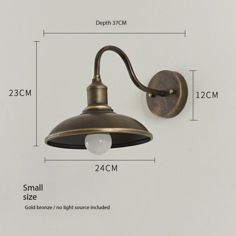 American Style Outdoor Waterproof Wall Sconce (Multiple Finishes, Sloped & Standard Styles)