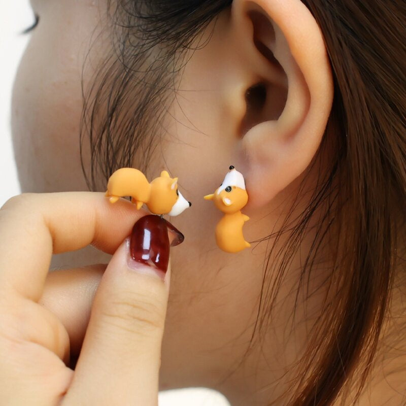 BowLift | Cute Animal Cartoon Clay Stud Earrings – 1 Pair