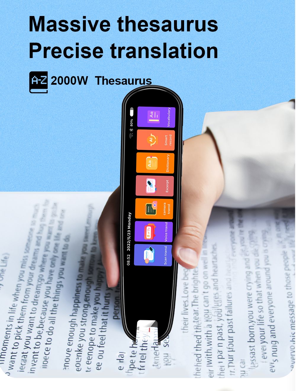 BowLift | 112 Language Translation Scanning Reading Pen