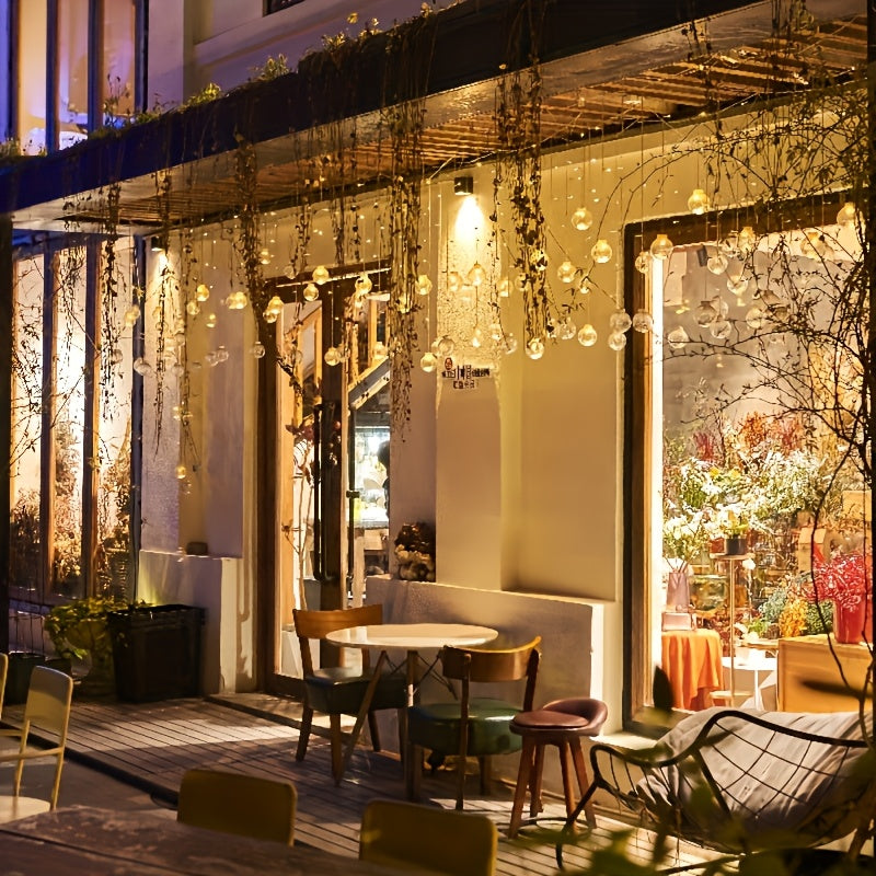 BowLift | Fairy Lights with Hanging Globe Ornaments