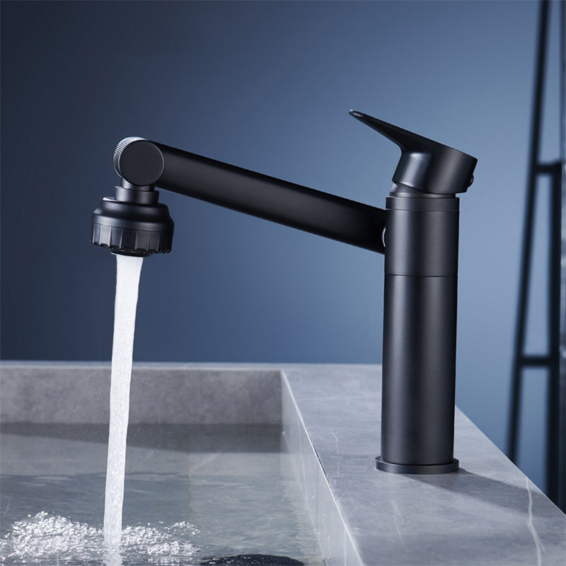 BowLift | Modern Copper Low Arc Centerset Faucets Bathroom Sink Faucet