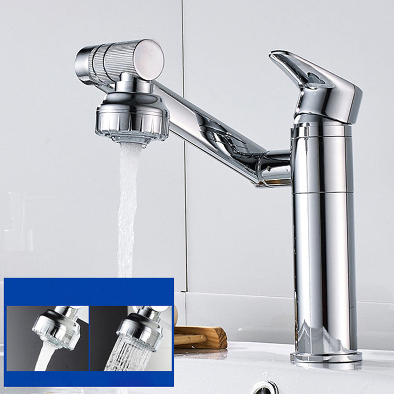 BowLift | Modern Copper Low Arc Centerset Faucets Bathroom Sink Faucet