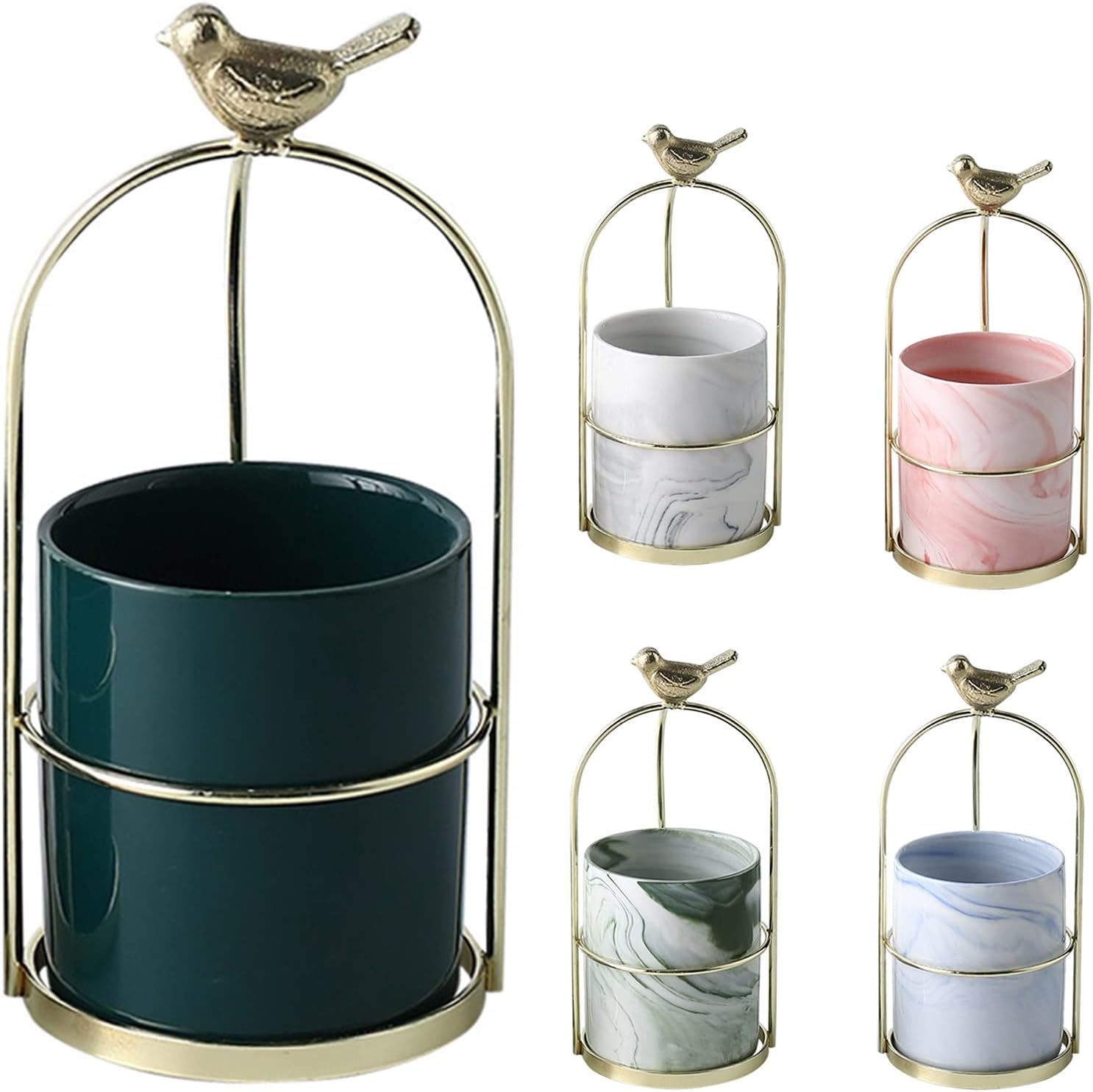 BowLift | Flower plant pots with bird design for stylish decoration