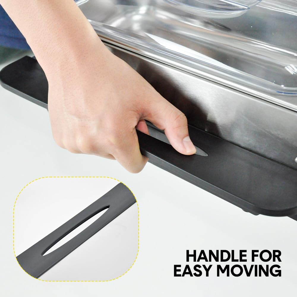 BowLift | Electric Buffet Food Warmer with 3 × 2.5L Trays & Temperature Control – Valtero