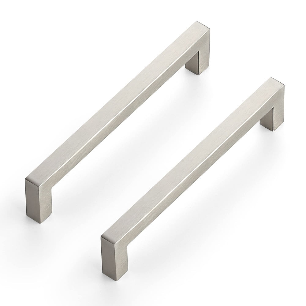 BowLift | Kitchen cabinet pulls brushed nickel stainless steel cabinet handles