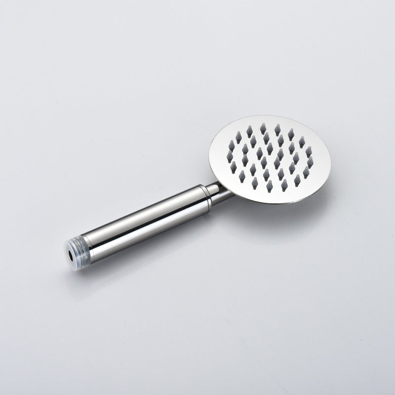 BowLift | Home Round Dual Shower Heads Modern Style Wall Mounted Metal Dual Shower