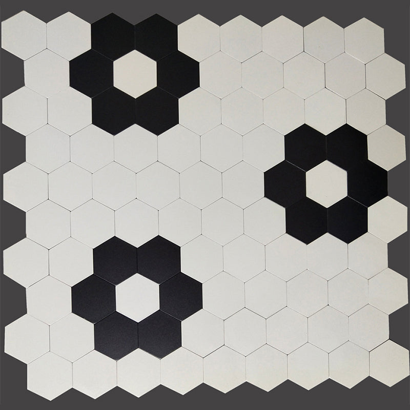 BowLift | Hexagonal Mosaic Tiles Metal Peel and Stick Tiles for Kitchen and Bathroom, 11.8" x 11.8"