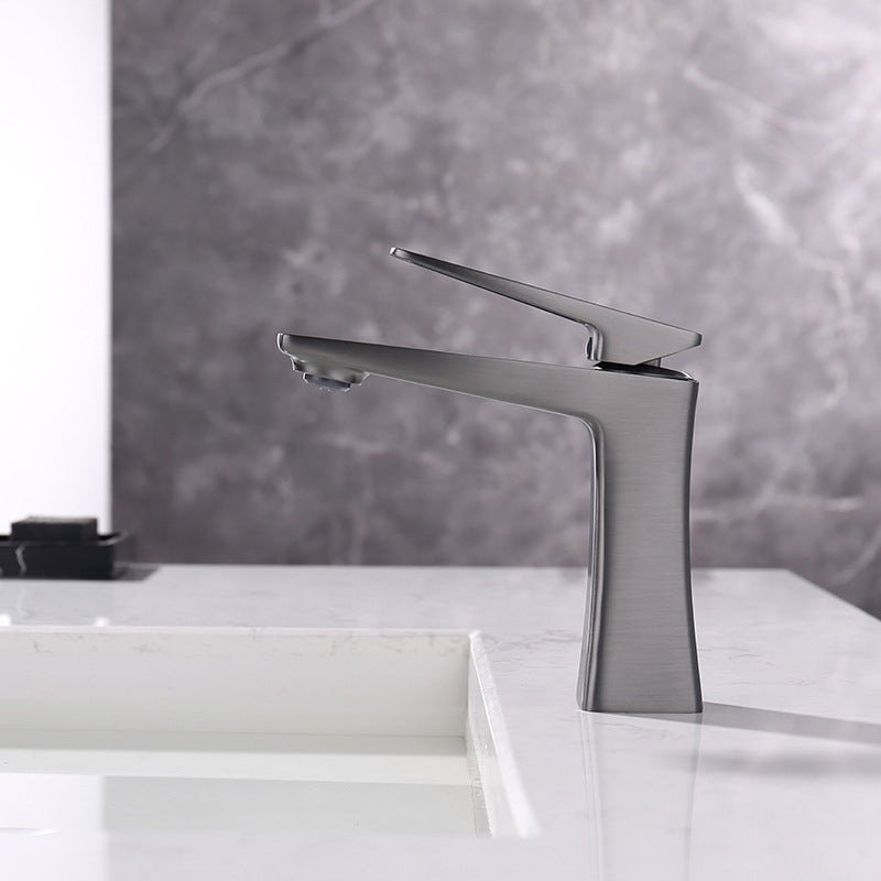 BowLift | Glam Vessel Sink Faucet Brass Lever Handles with Drain Assembly Sink Mixer