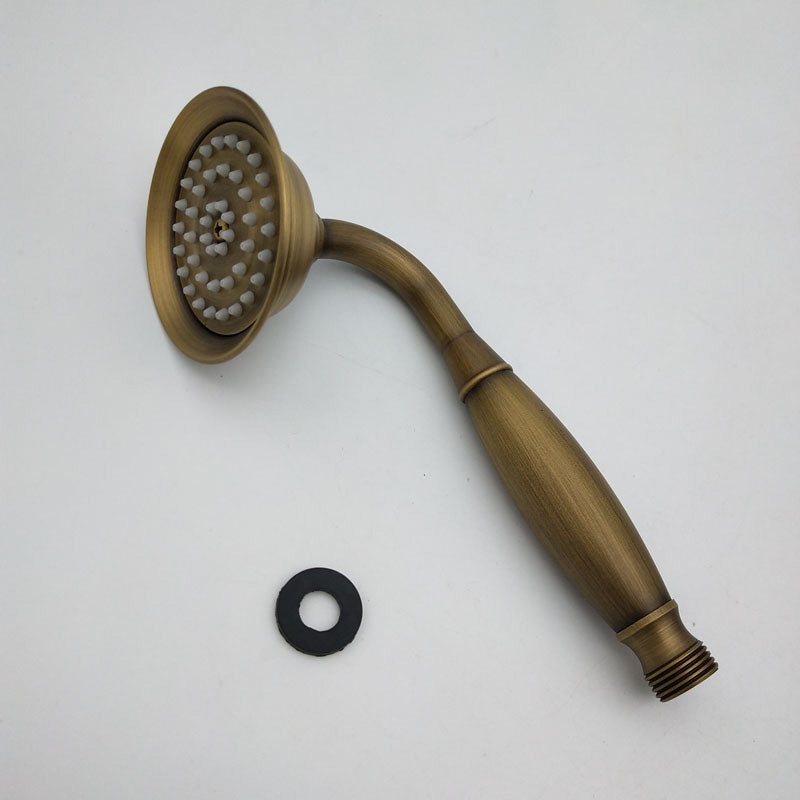 BowLift | Traditional Handheld Shower Head with Hose Polished Brass Wall Mounted Shower Head