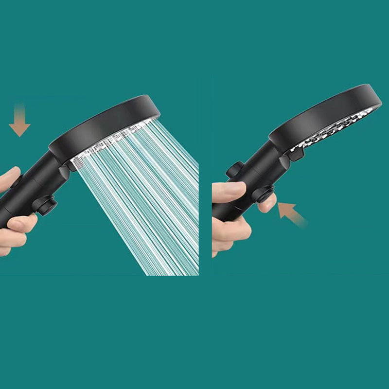 BowLift | Round Handheld Shower Head Plastic Adjustable Spray Pattern Shower Head for Home