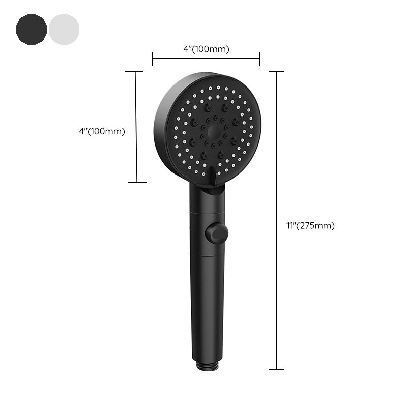 BowLift | Round Handheld Shower Head Plastic Adjustable Spray Pattern Shower Head for Home