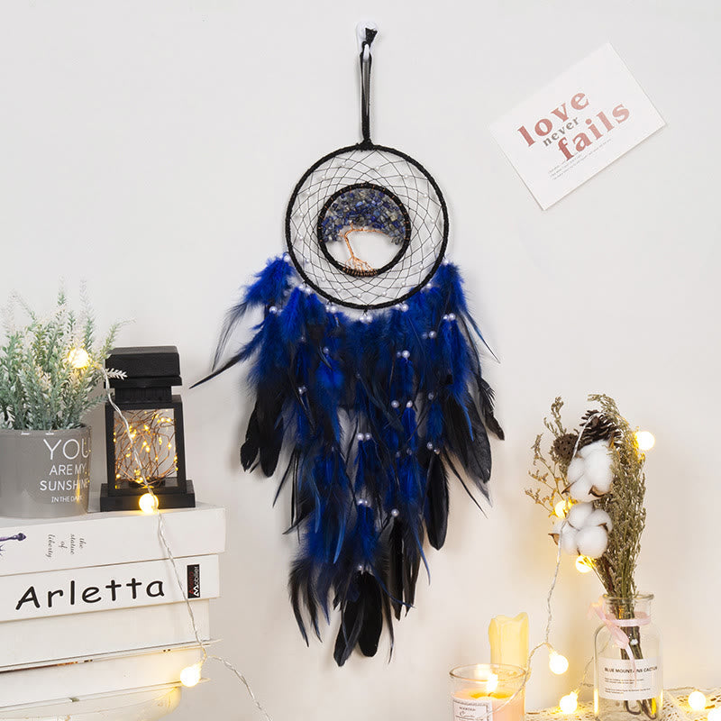 BowLift | Frendorf Crystal Tree of Life Feather Glow Dreamcatcher