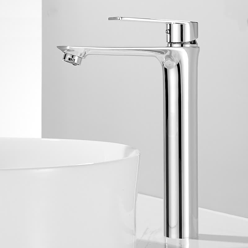 BowLift | Glam Vessel Sink Faucet Brass Lever Handles with Water Hose Sink Fitting