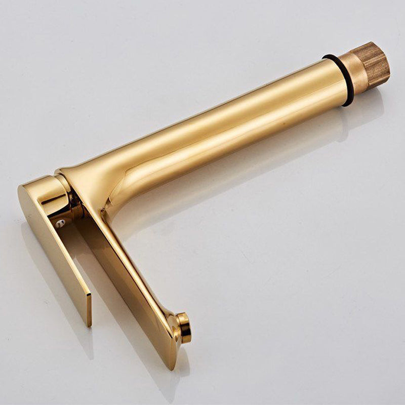 BowLift | Glam Vessel Sink Faucet Brass Lever Handles with Water Hose Sink Fitting