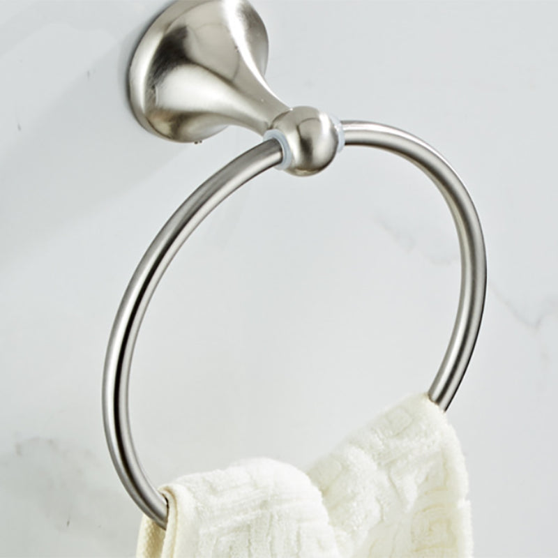 BowLift | Metal Bathroom Set Traditional Style Nickel Bathroom Accessories Set