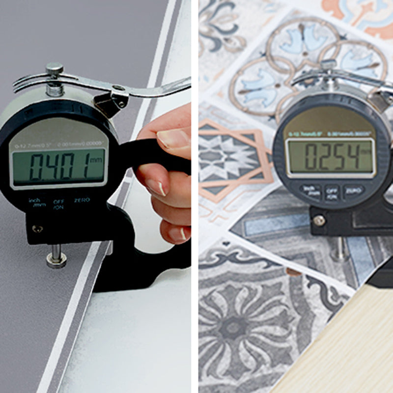 BowLift | 4 mm thick PVC flooring Living Spaces Smooth Peel & Stick Vinyl Flooring