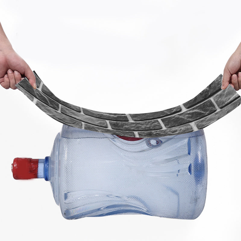 BowLift | Industrial Wall Ceiling 3D Artificial Brick Living Room Peel and Stick Covering (5-Pack)