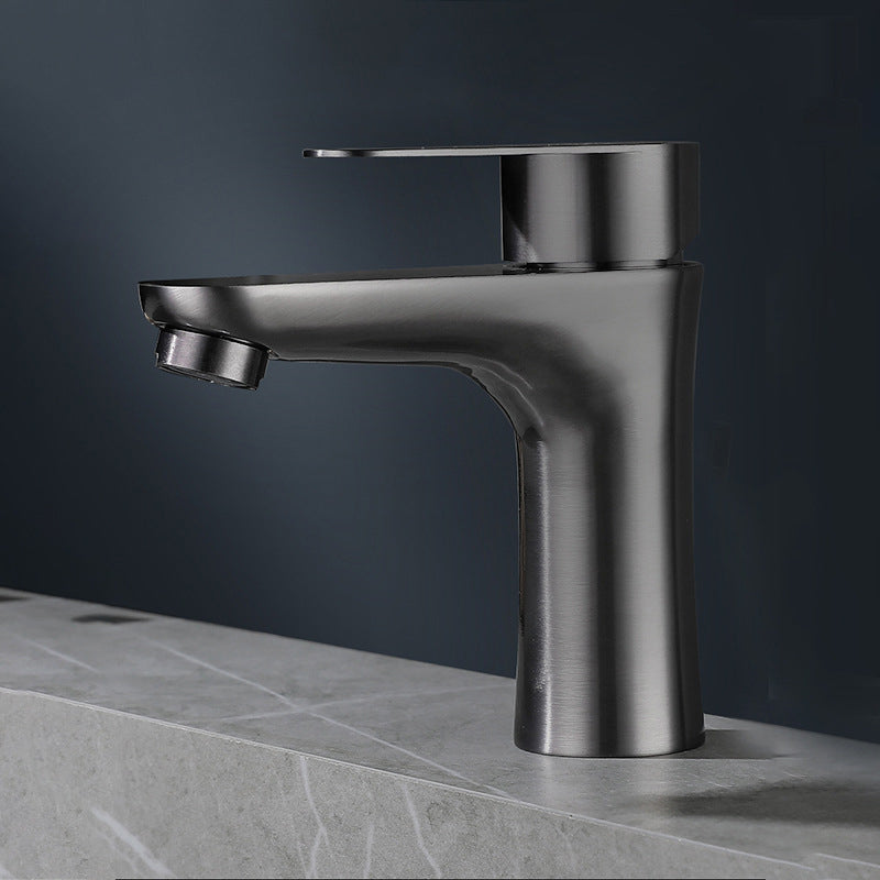 BowLift | Modern Basin Tap Monochrome Center Mount Low Arc Faucet for Bathroom