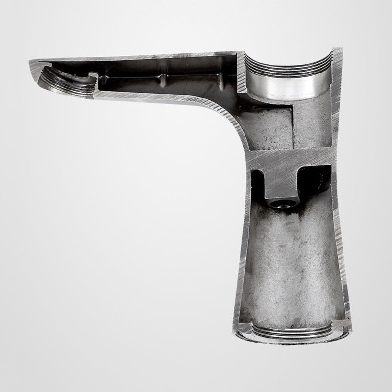 BowLift | Modern Basin Tap Monochrome Center Mount Low Arc Faucet for Bathroom